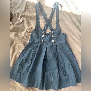 **MOVING SALE** Jean overall skirt